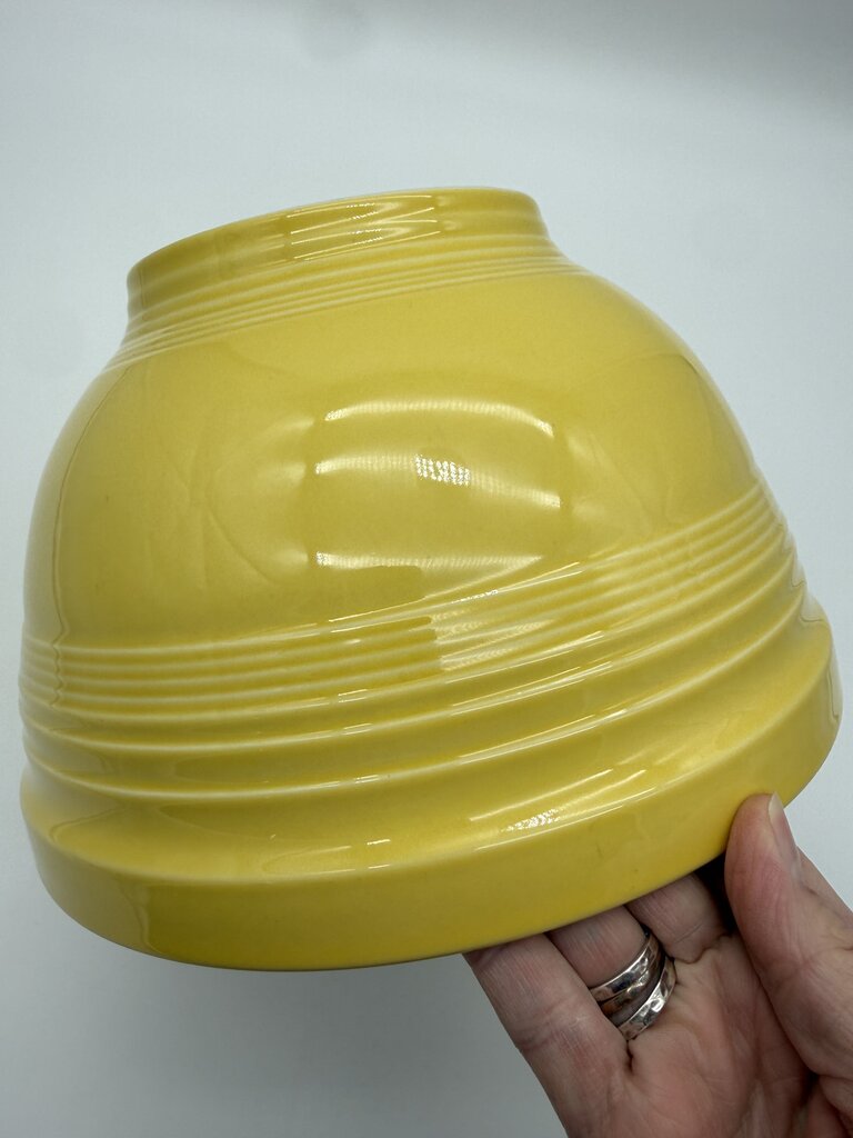 Fiesta HLC Yellow Footed 10” dia Mixing Bowl /rb