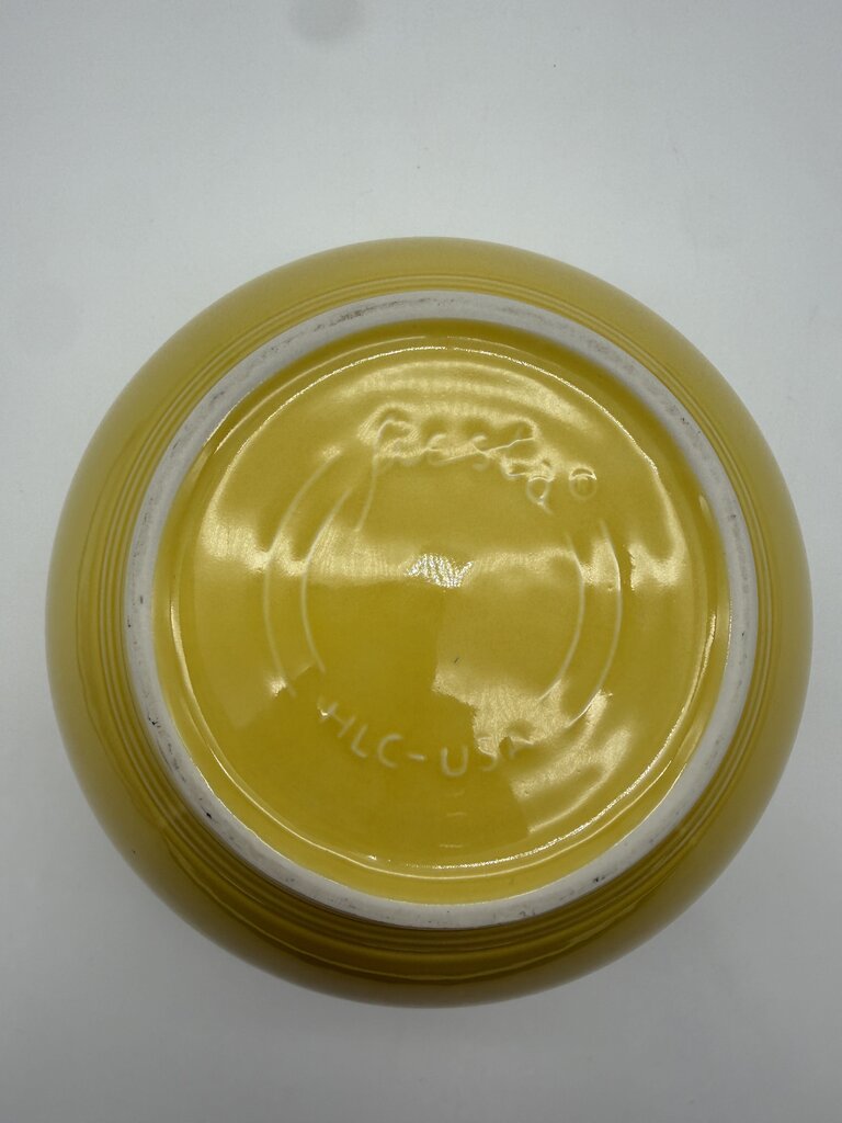 Fiesta HLC Yellow Footed 10” dia Mixing Bowl /rb