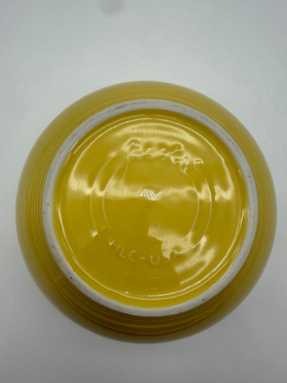 Fiesta HLC Yellow Footed 10” dia Mixing Bowl /rb