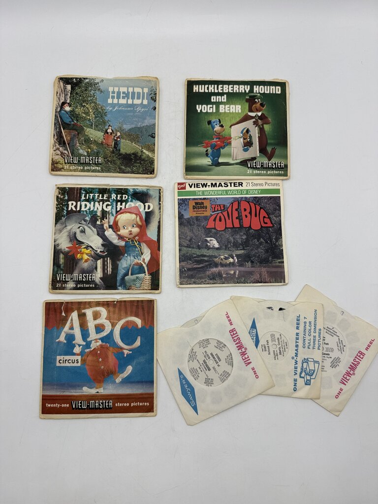 VTG View-Master lot of 5 Reels Stero Pictures Children’s Classics /ro