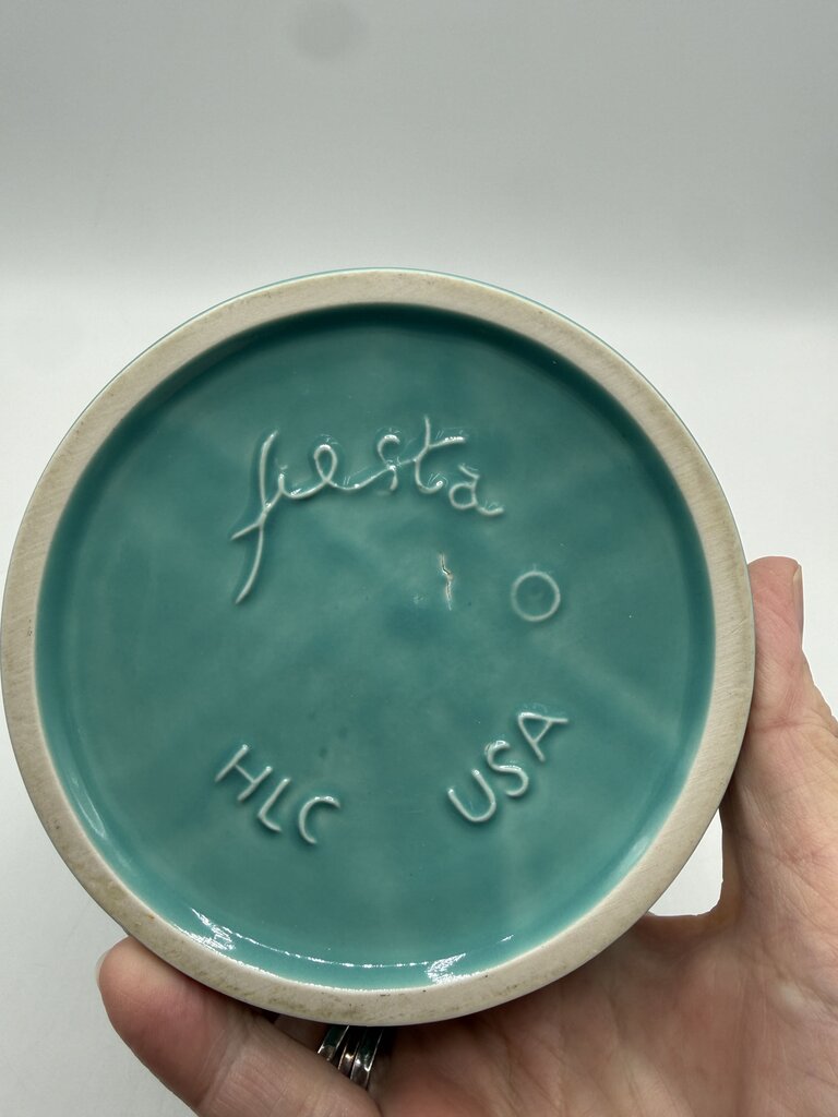 Fiesta Turquoise Utensil Holder by Homer Laughlin /rb