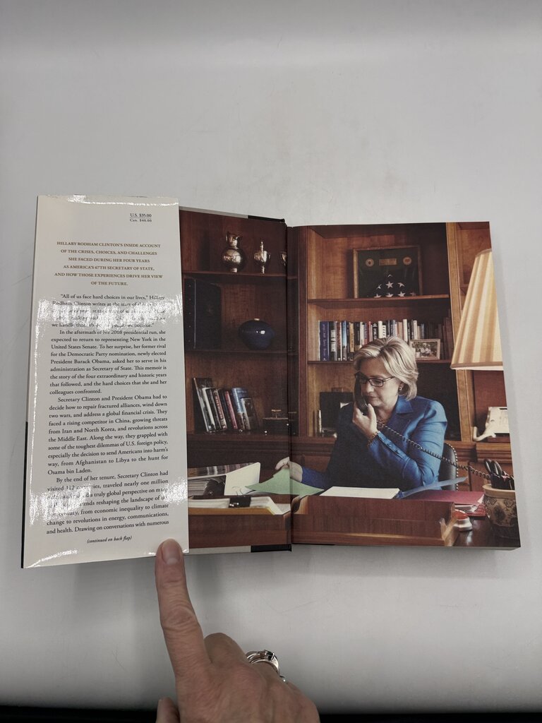 Hillary Rodham Clinton “Hard Choices” Autographed HC /ro