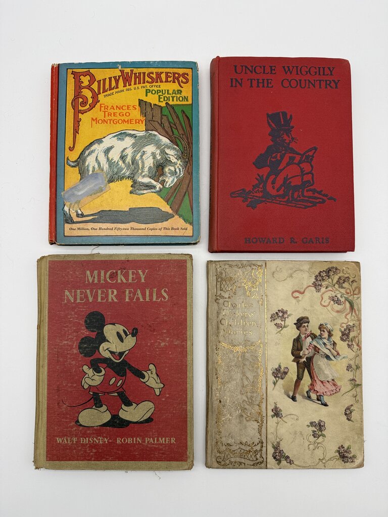 Antique Set of 4 Hard Cover Children’s Books /rb