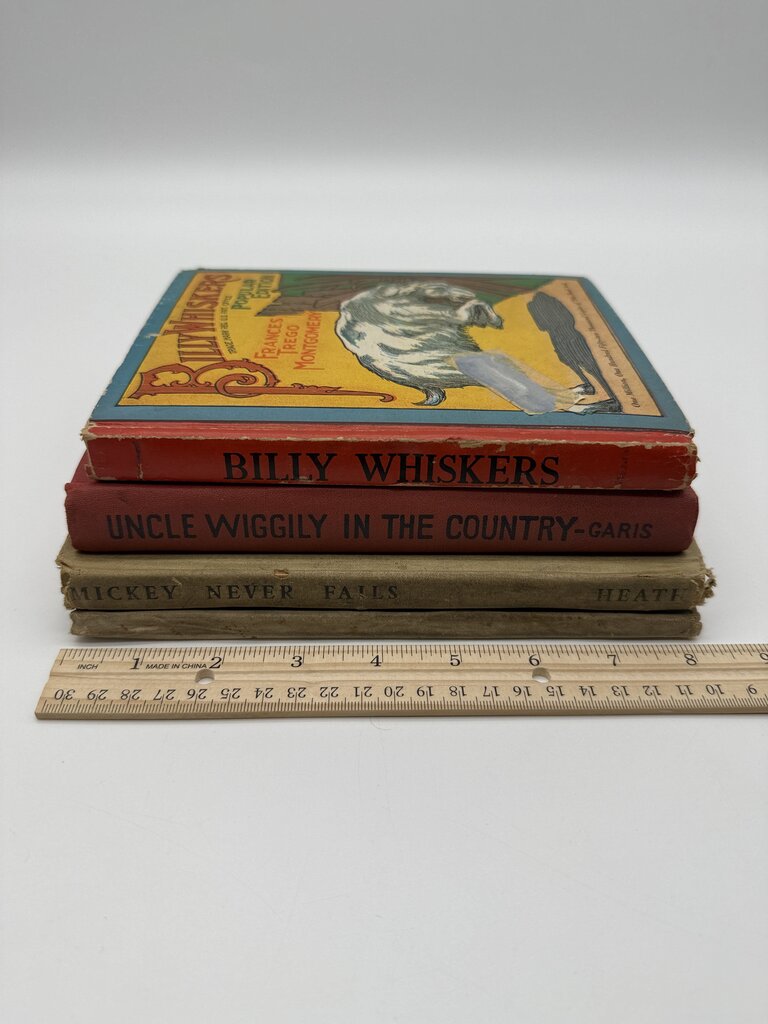 Antique Set of 4 Hard Cover Children’s Books /rb