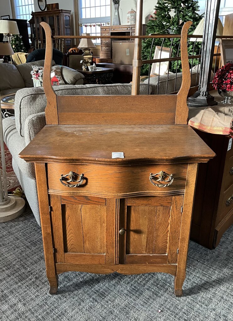 Quarter Sawn Oak Antique Wash Stand