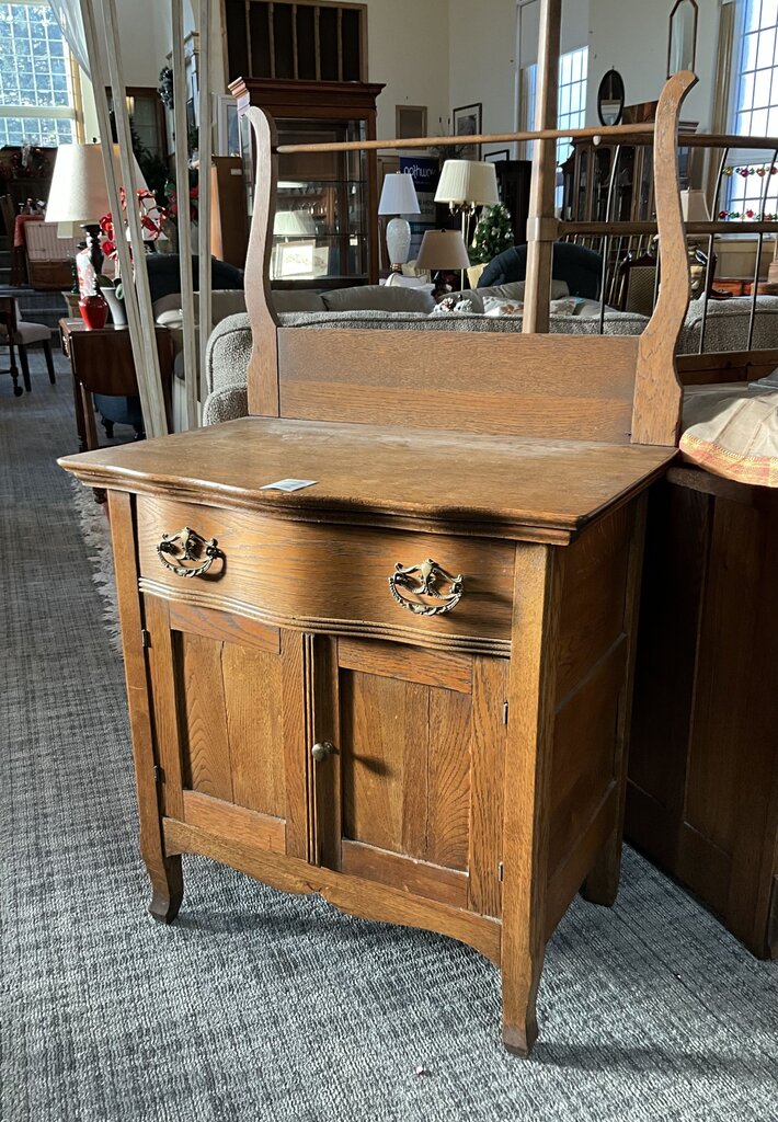 Quarter Sawn Oak Antique Wash Stand