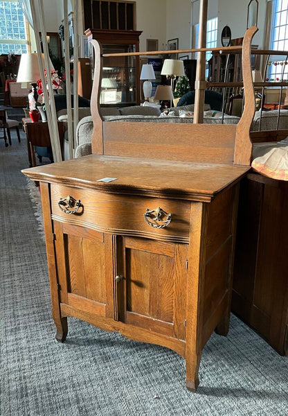 Quarter Sawn Oak Antique Wash Stand