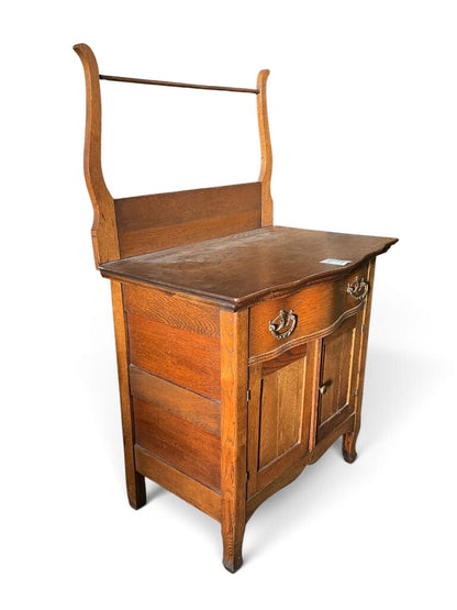 Quarter Sawn Oak Antique Wash Stand