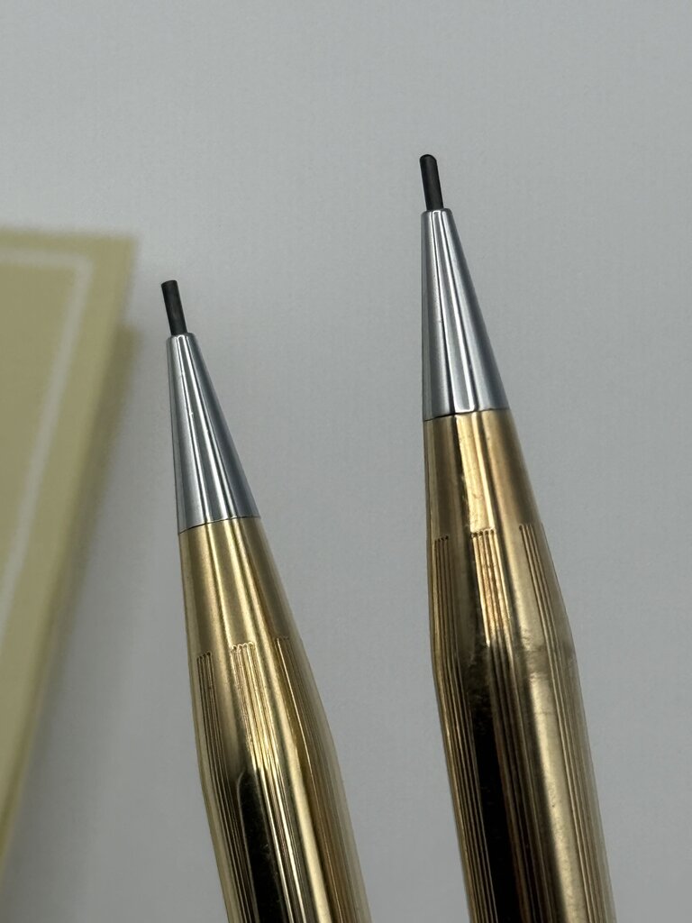 VTG set of 2 Cross 12KT Gold Filled Mechanical Pencils /ro