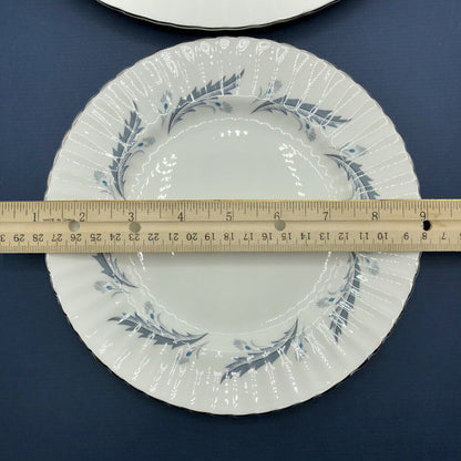 Set of 2 Paragon Bridal Leaf Plates /b