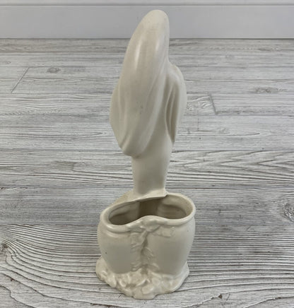 Mid-Century Haeger Ceramics Madonna and Child Planter/hg