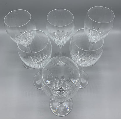 Cristal D’Arques-Durand Capella Water Goblets with Grand Rapids Community College Insignia Set/5 /hg