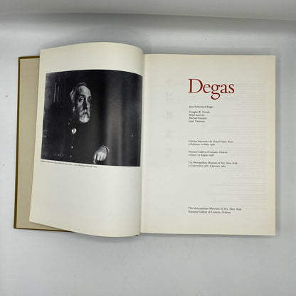 Degas Hard Cover Book - Metropolitan Museum of Art New York, National Gallery of Canada /bh