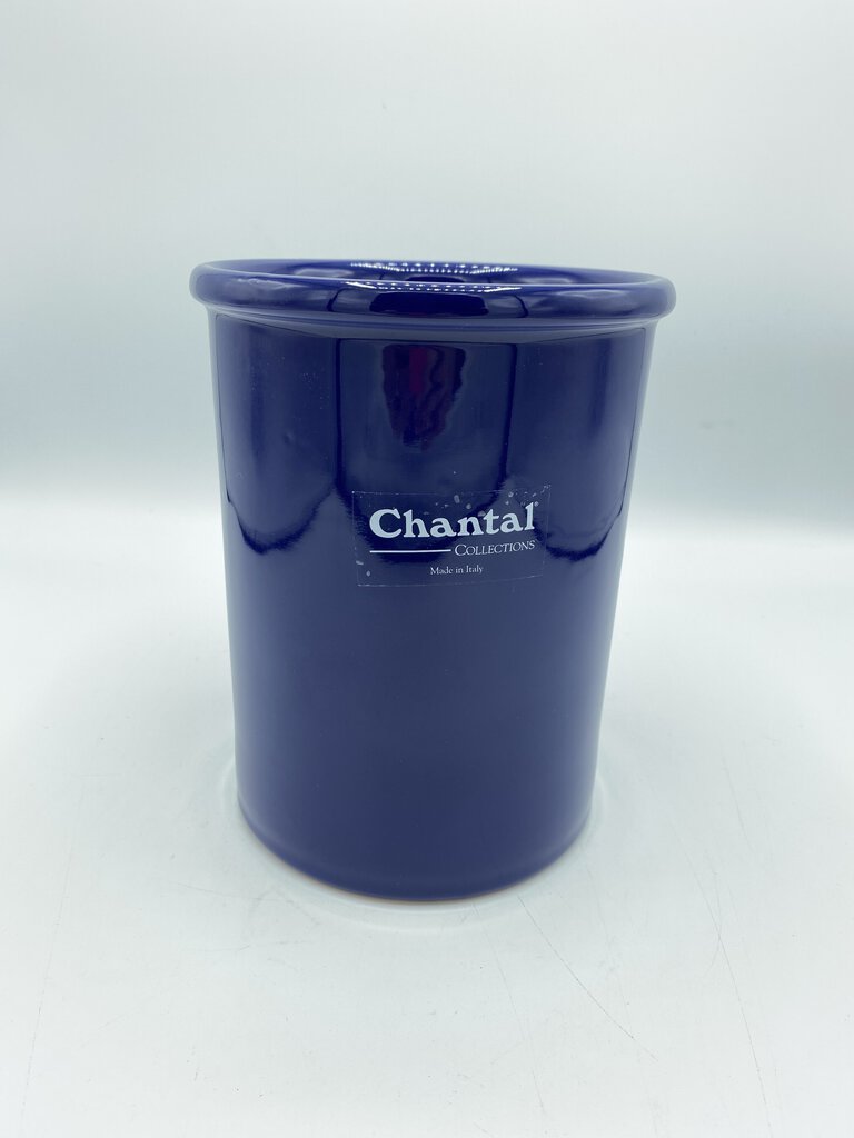 Chantal Cobalt Blue 7.25” Utensil Crock Made in Italy /r