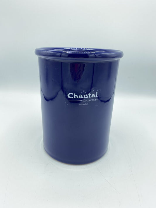 Chantal Cobalt Blue 7.25” Utensil Crock Made in Italy /r