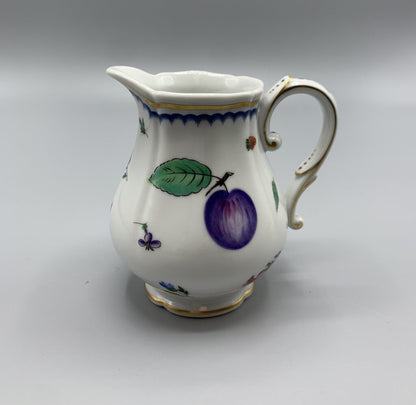 Vintage Richard Ginori Italian Fruits Antico Doccia Creamer/Milk Jug /hg