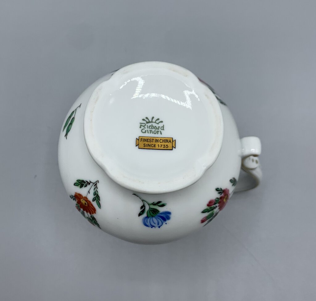 Vintage Richard Ginori Italian Fruits Antico Doccia Creamer/Milk Jug /hg