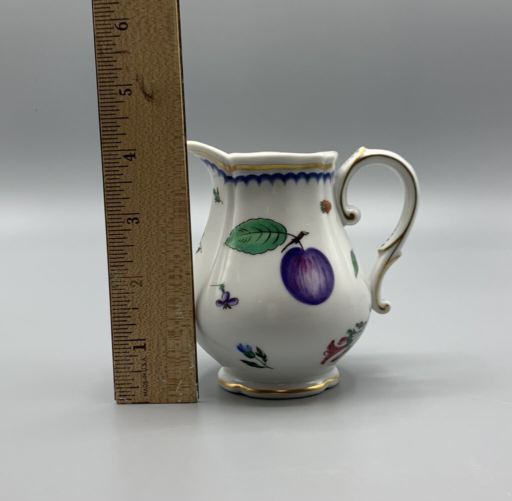 Vintage Richard Ginori Italian Fruits Antico Doccia Creamer/Milk Jug /hg