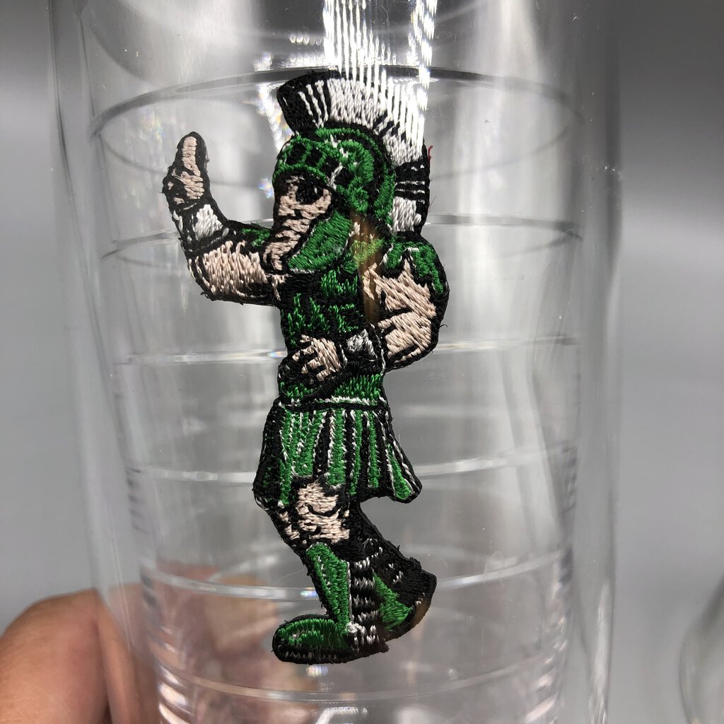 2 Tervis 16oz Tumblers Michigan State University Sparty /b