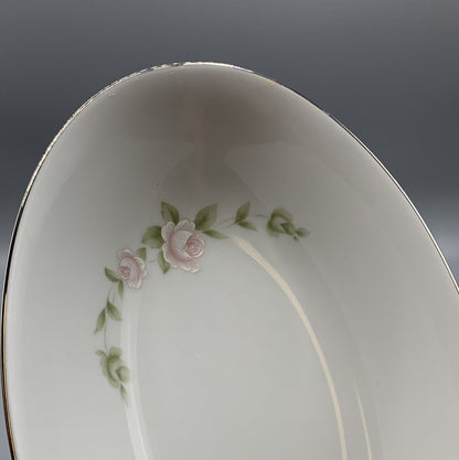 Mid-Century Style House “Tudor Rose” Oval Serving Bowl /hg