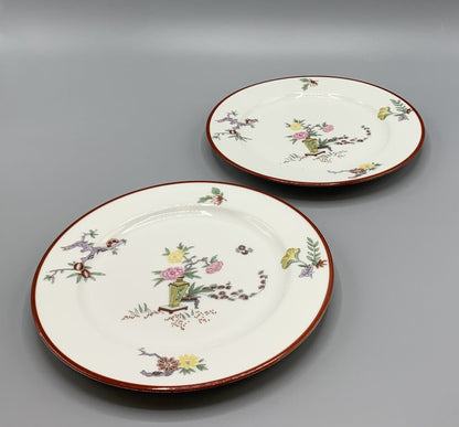 Jean Pouyat Limoges “Oriental” Salad Plates Set/2 hg