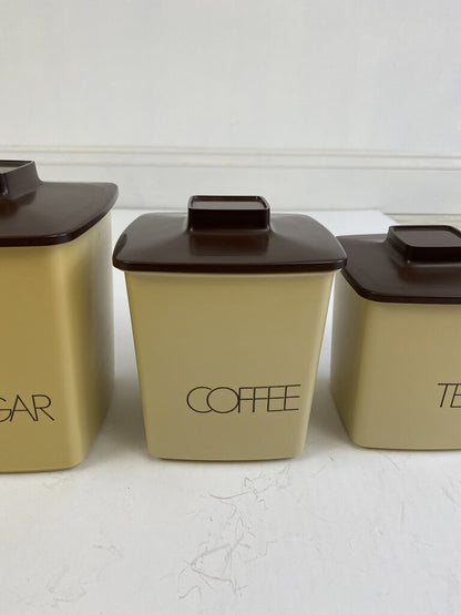 Kiddie Tucker Housewares Designer Collection #480 Plastic Nesting Canister Set of 4 /r