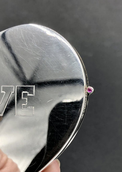 Chopard Sterling Silver “Love” Mirror Compact /b