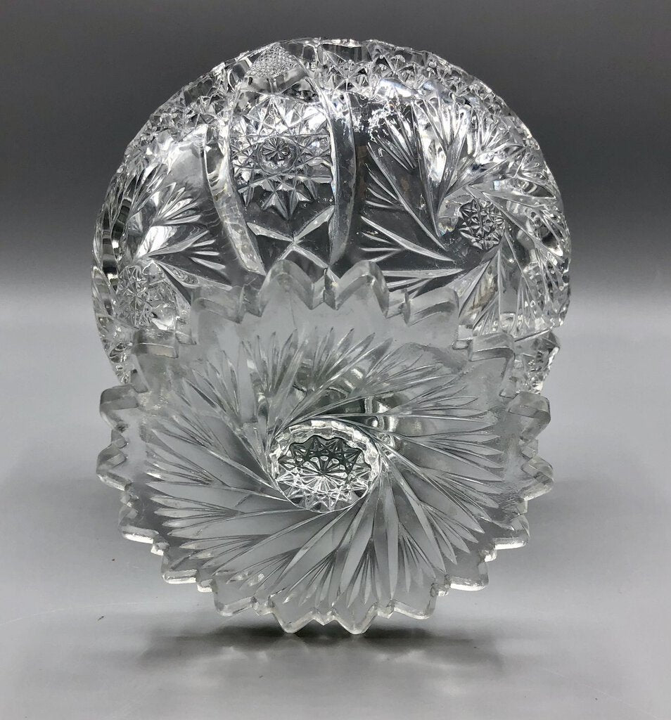 EAPG Imperial Glass “NutCut” Footed Bowl/Candy Dish /b