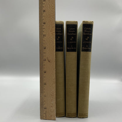 Antique “Captain Horacio Hornblower” by C.S. Forester, 3 Piece Book Set, First Edition /hg