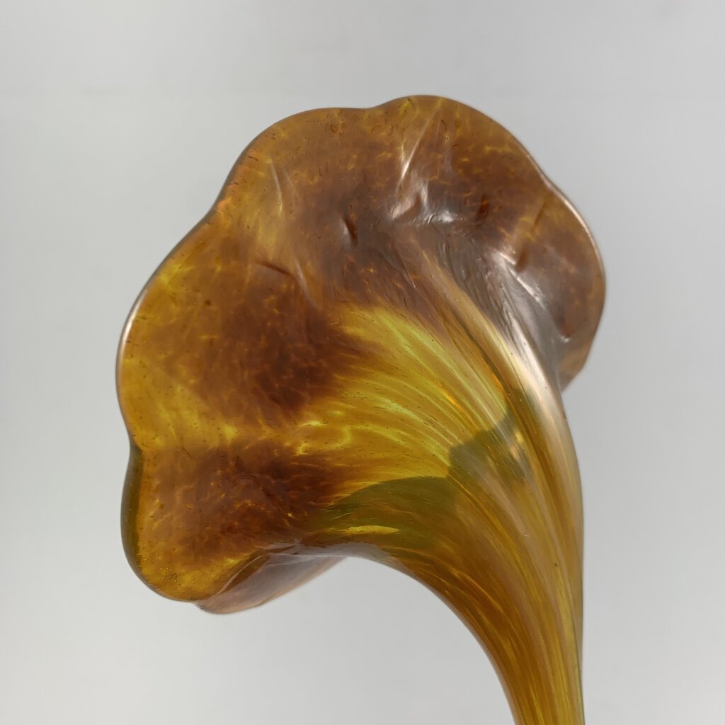 Hand Blown Art Glass Flower /hg