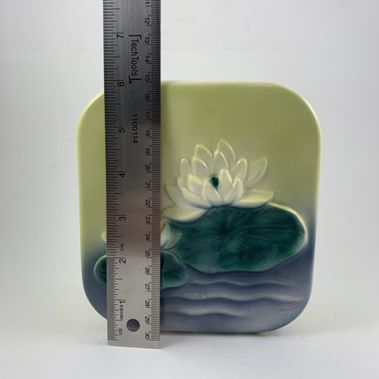 Mid-Century Royal Copley Pottery Water Lily Vase /hg