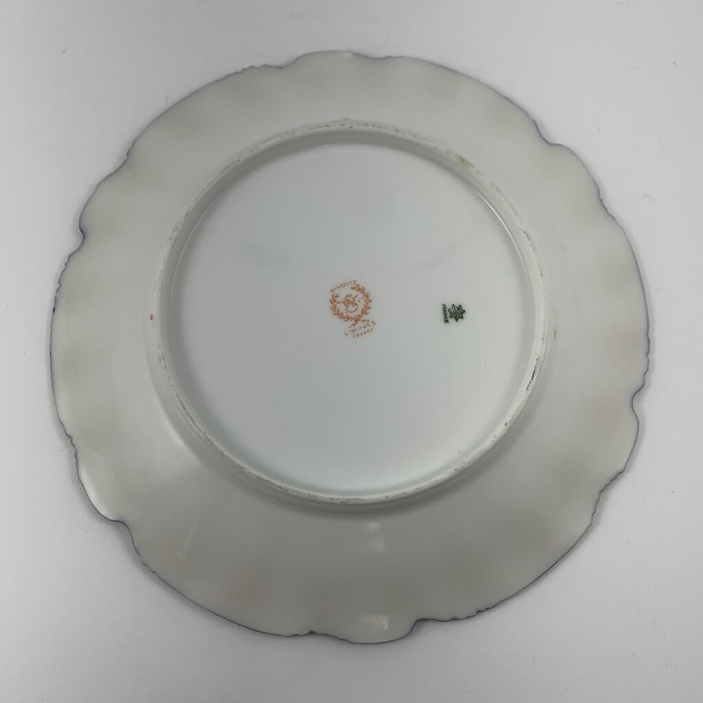 Antique S.W.Co. Biarritz Limoges Luncheon Plates Set/5 /hg