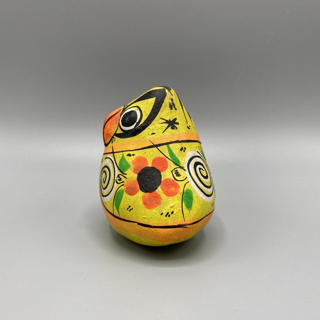 Small, Colorful Hand Painted Owl Figurine - Not Signed /bh