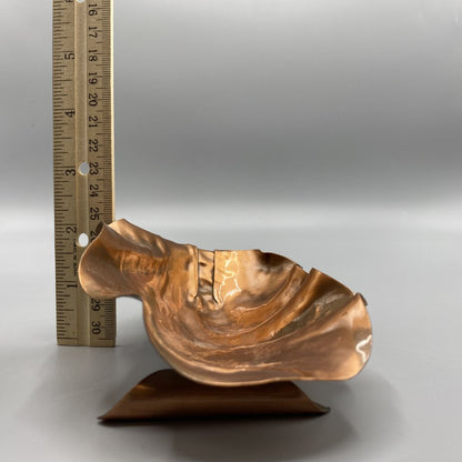 Vintage Gregorian Copper Ruffled Bowl /bh