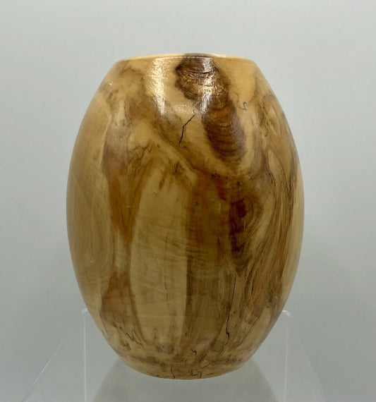 Signed Bill Frank Colorado Aspen Wood Vase /b