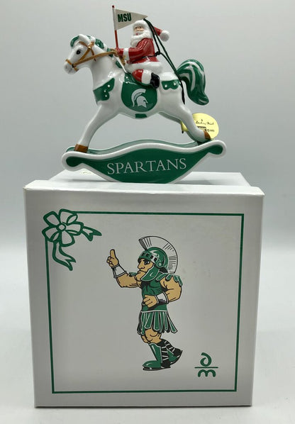 2008 MSU Michigan State Danbury Mint Ornament /b