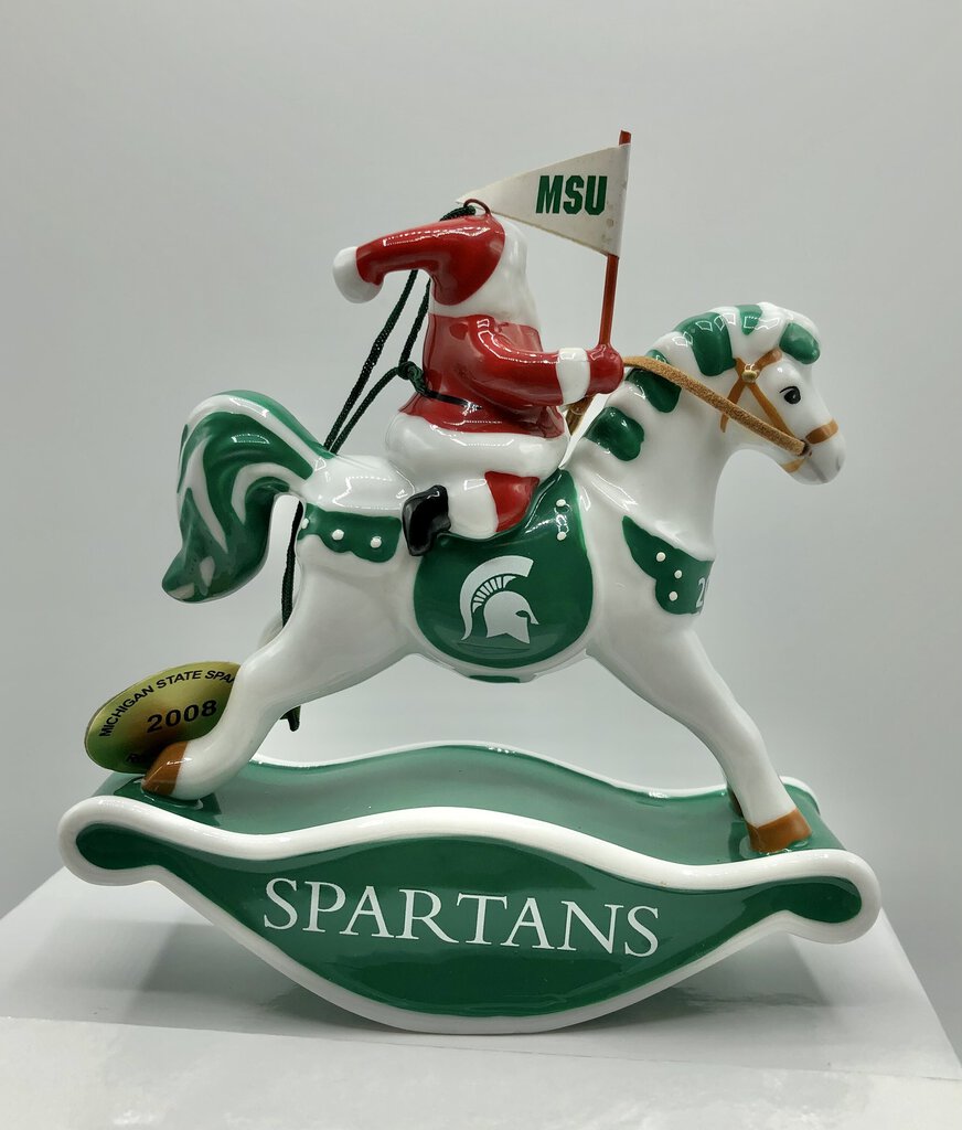 2008 MSU Michigan State Danbury Mint Ornament /b