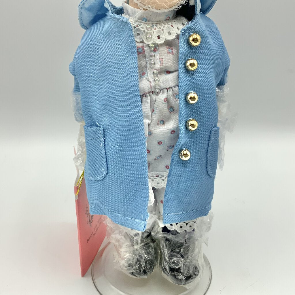 Paradise Gallery Treasury Collection Thursday’s Child Porcelain Doll/ cb