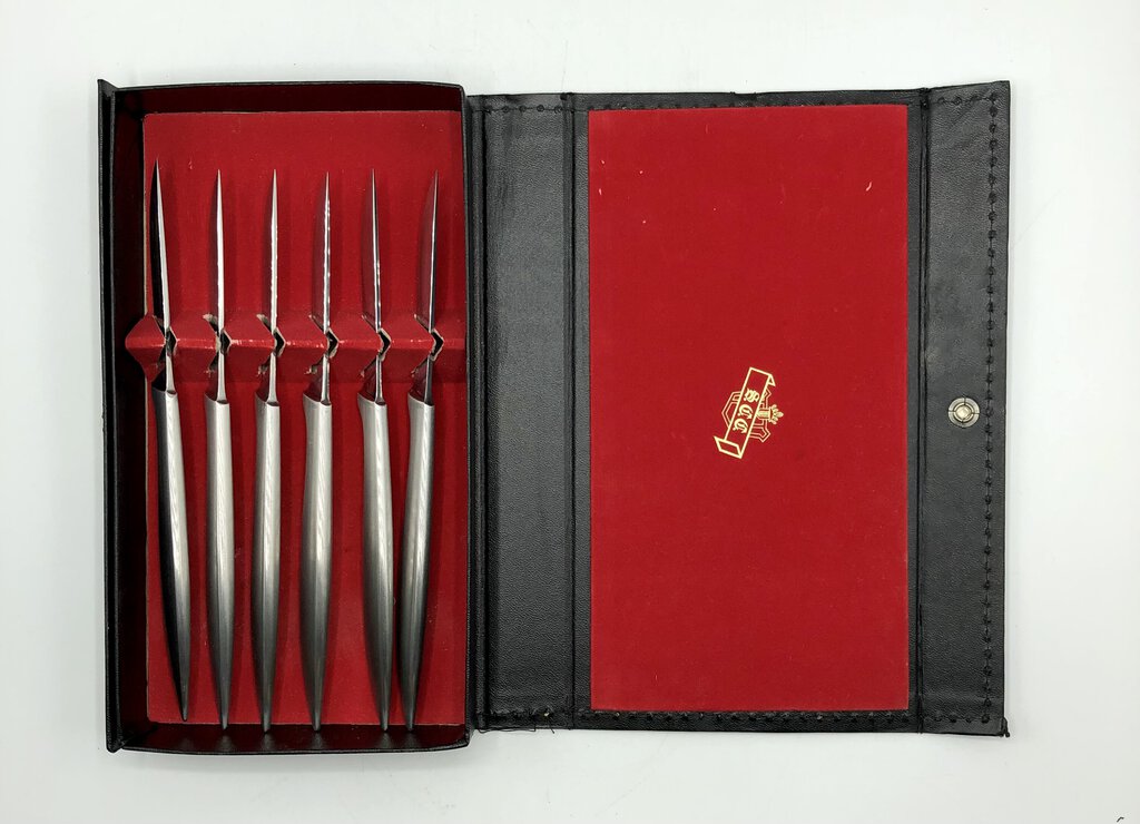 SCC Supreme Cutlery Co. Stainless Knife Set of 6 /b