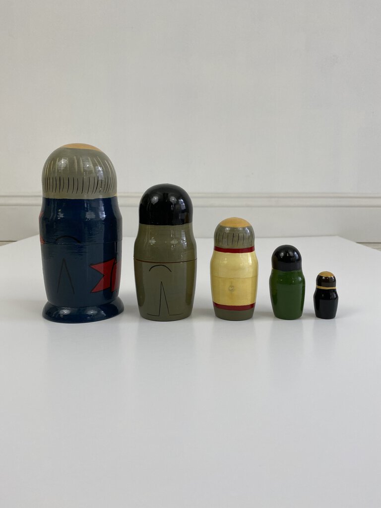 Vintage Russian President Nesting Dolls /ro