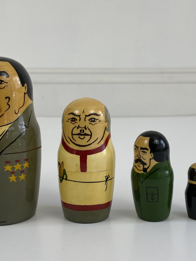 Vintage Russian President Nesting Dolls /ro