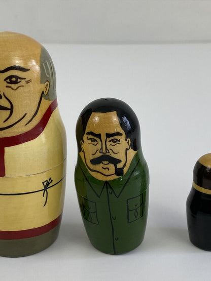 Vintage Russian President Nesting Dolls /ro