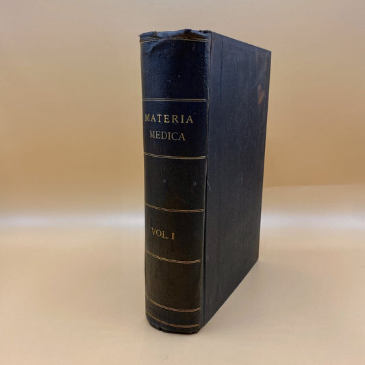 Materia Medica and Therapeutics Vol. 1 Second Edition by Charles J. Hempel, M.D. /bh