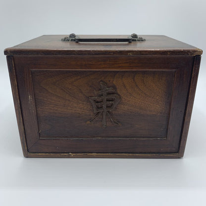 Vintage Mahjong Tile Storage Box /hg