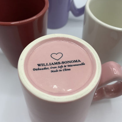 Williams-Sonoma Heart Mugs Boxed Set /hg