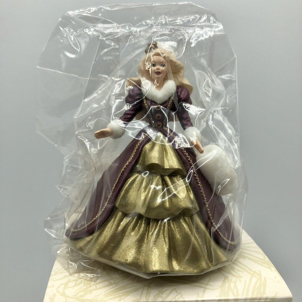 1996 Hallmark Keepsake Holiday Barbie Ornament /b