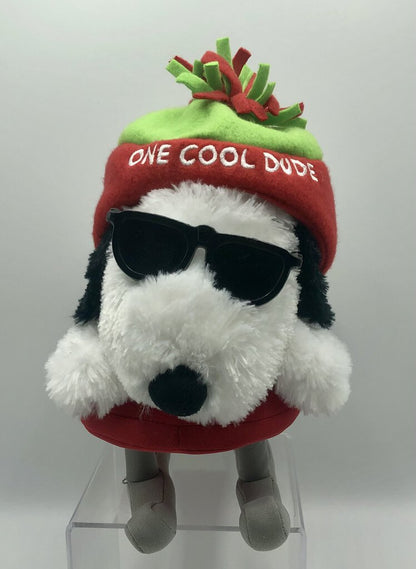 Hallmark Snoopy Joe Cool “One Cool Dude” on Sled Plush Toy /b