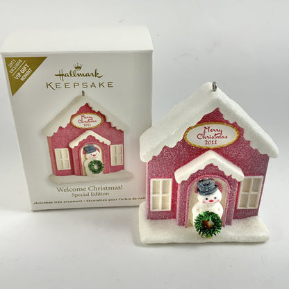 Hallmark Keepsake Ornament Trio Welcome Christmas, A Pinch Of Love, Sweet St Nick /cb