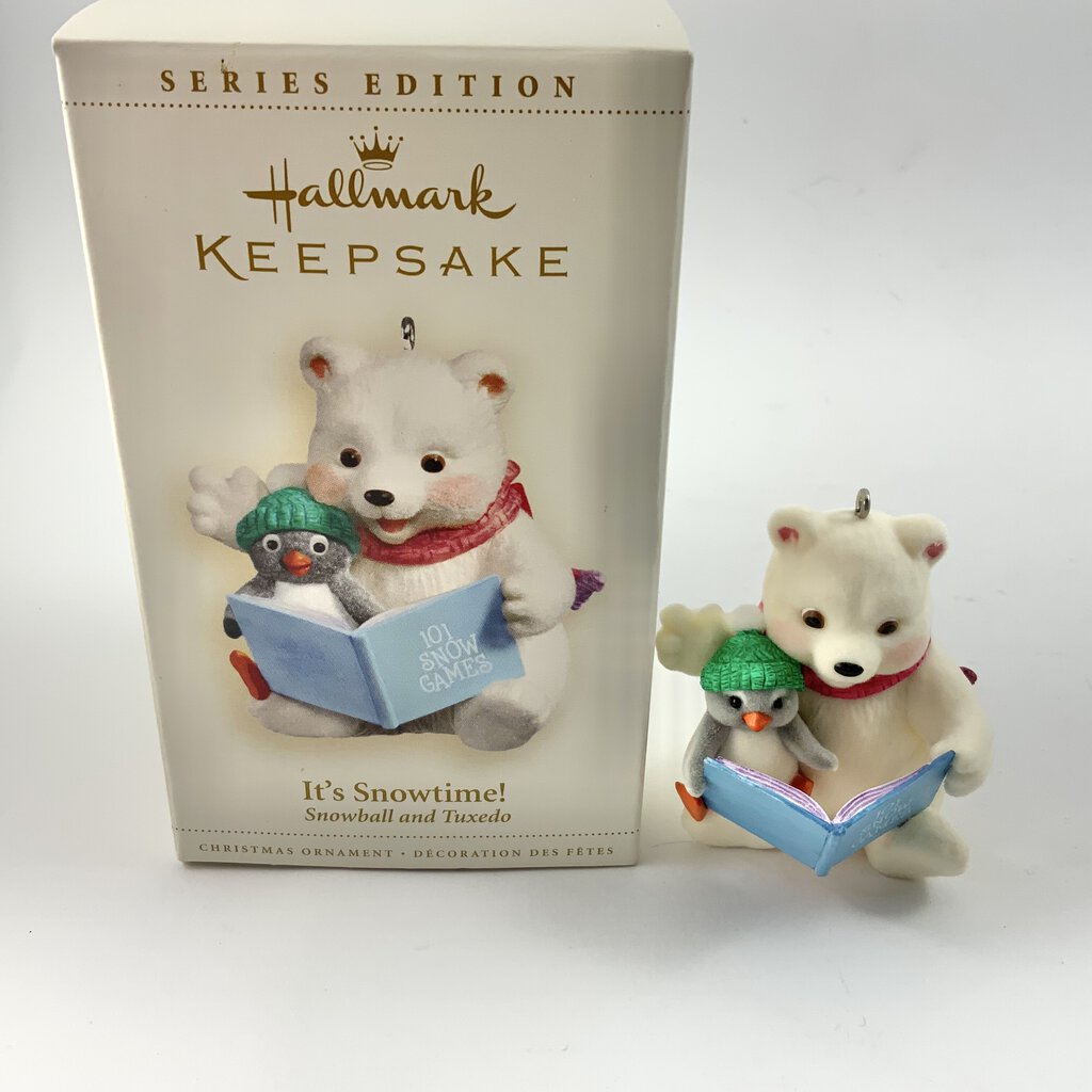 Lot Of 6 Hallmark Keepsake Ornaments Snowman/Winter Themed /cb