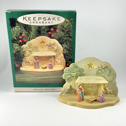 Hallmark Keepsake Ornaments Lot Of 3 Nativity Themed /cb